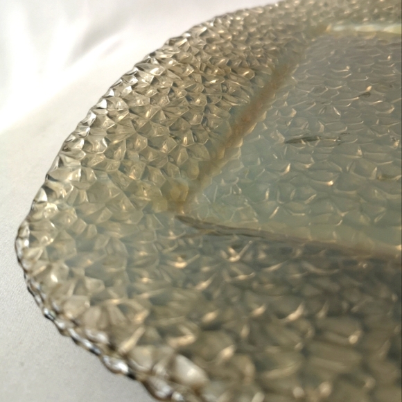 Gorgeous Set of 4 Side Plates & 4 Bowls, Hand-made & Hand-pebbled in Turkey - Picture 5 of 9